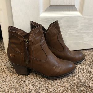 brown booties